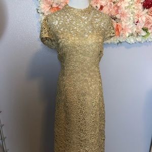 premier amour gold dress